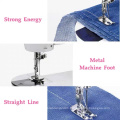 Adjustable needle pitch automatic household mini sewing machine